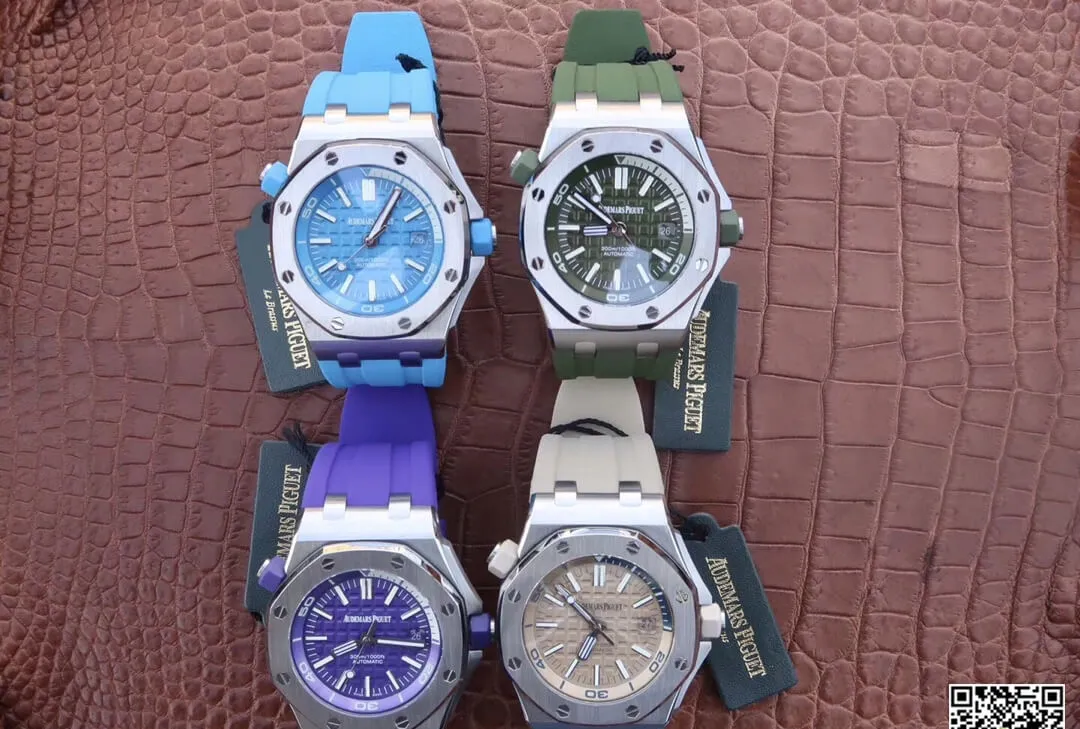 Audemars Piguet Royal Oak Offshore 15710ST.OO.A085CA.01 JF Factory 1:1 Best Edition Replica Watch Silver Strap